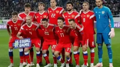 وصول منتخب روسيا