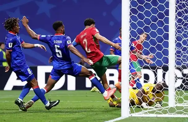 المغرب وهايتي, كأس العالم 2026, نتيجة الشوط الأول