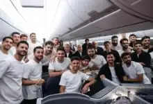 منتخب مصر يصل