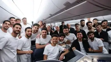 منتخب مصر يصل