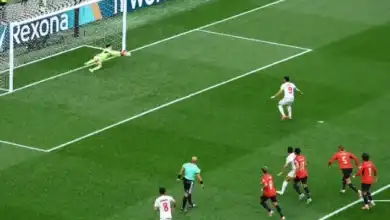 مباراة مصر وإيران, نتيجة الشوط الأول, كأس العالم