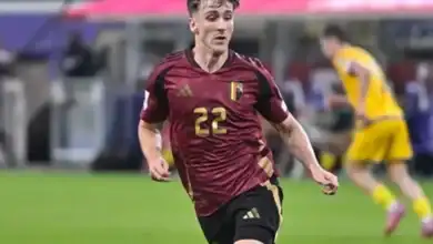 لاعب بلجيكا قبل