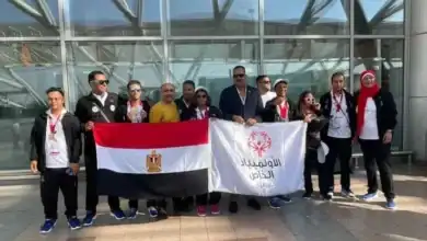 الأولمبياد الخاص المصري, الألعاب الإقليمية سوسة, مطار القاهرة
