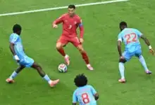 البرتغال والكونغو الديمقراطية, كأس العالم, نتيجة الشوط الأول