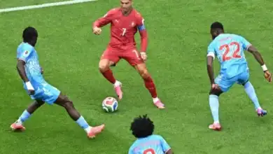البرتغال والكونغو الديمقراطية, كأس العالم, نتيجة الشوط الأول