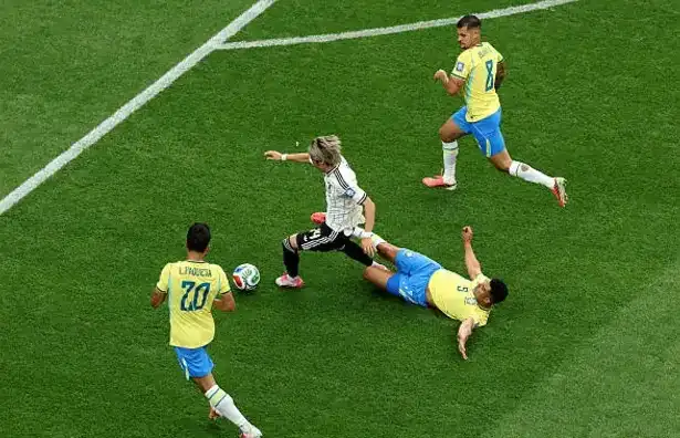 مباراة البرازيل واليابان, كأس العالم 2026, نتيجة الشوط الأول