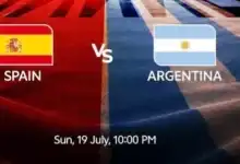 نهائي كأس العالم 2026, مباراة إسبانيا والأرجنتين, القنوات الناقلة