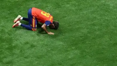 ما علاقة المغرب؟ صورة لافتة للامين يامال قبل مباراة إسبانيا ضد بلجيكا