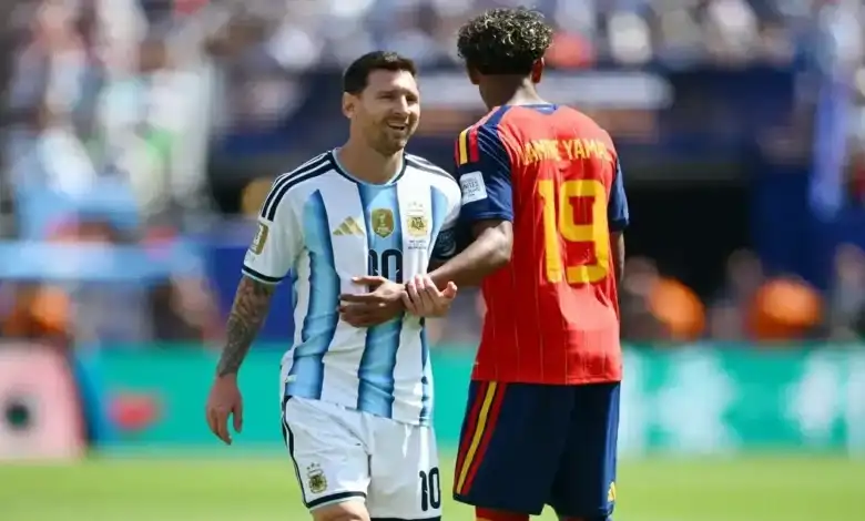 معرض صور ميسي ولامين يامال في نهائي كأس العالم.. مواجهة جيلين على أعظم المسارح