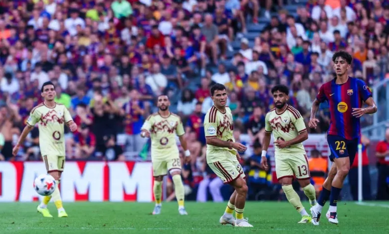 مباراة الأهلي وإنبي, الدوري المصري الممتاز, الأهلي وبرشلونة